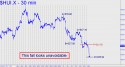 Gold Bugs Index (HUI) price chart with targets